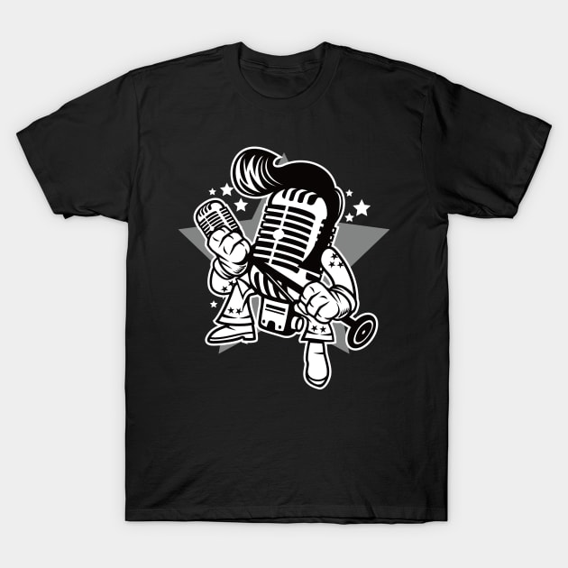 Viva La Microphone T-Shirt by Art-Man